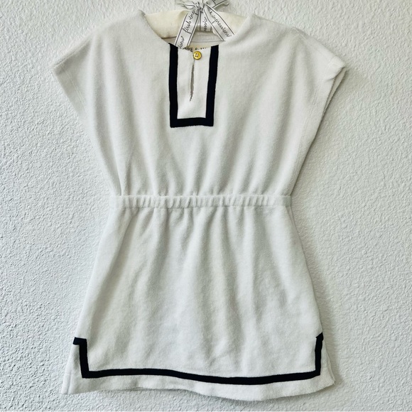 Hope & Henry Sailor Swimsuit & Terry Cloth Coverup Dress Sz 2T Pink Navy White - Picture 11 of 16